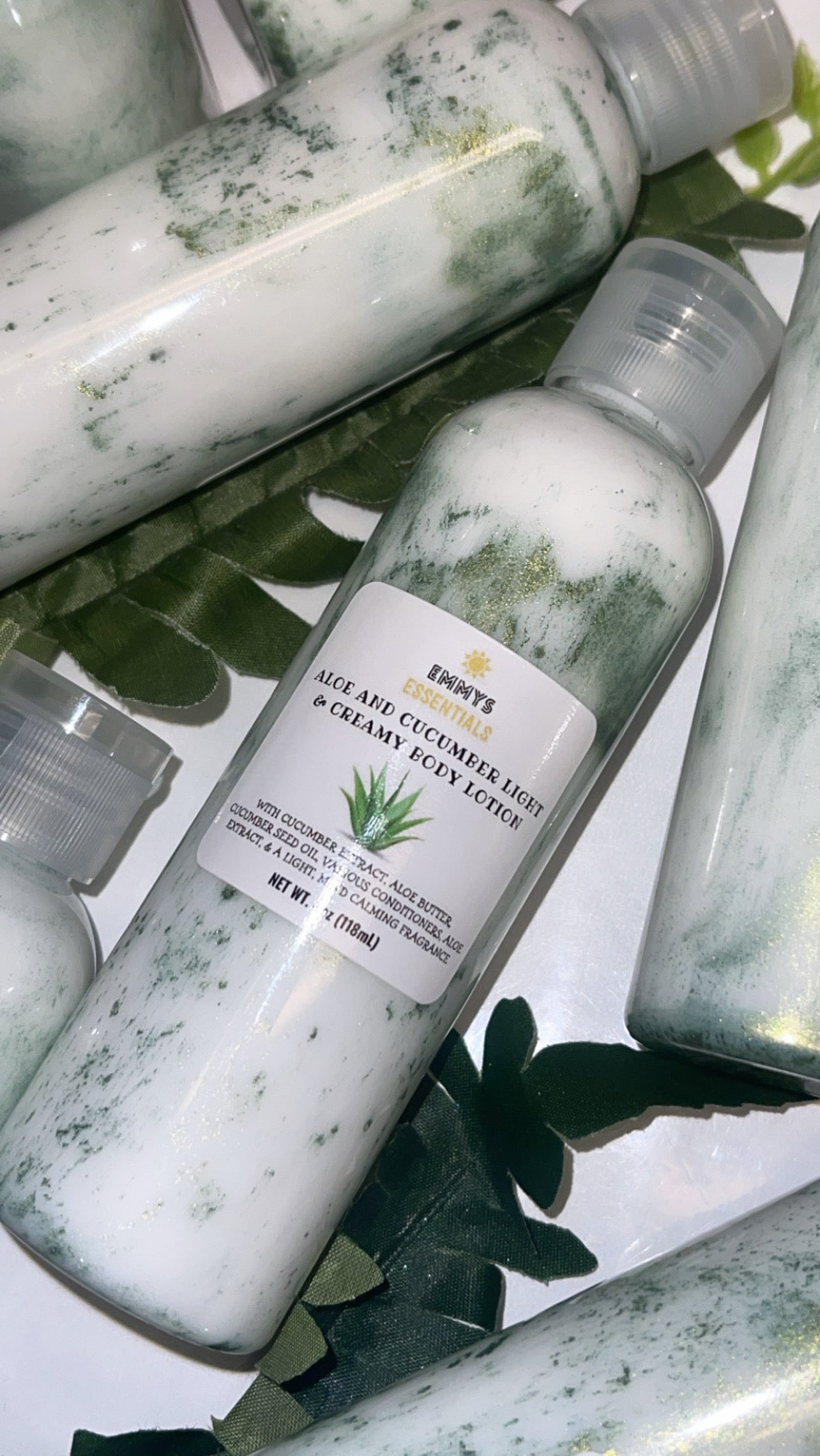 ALOE AND CUCUMBER LIGHT & CREAMY BODY LOTION 🥒