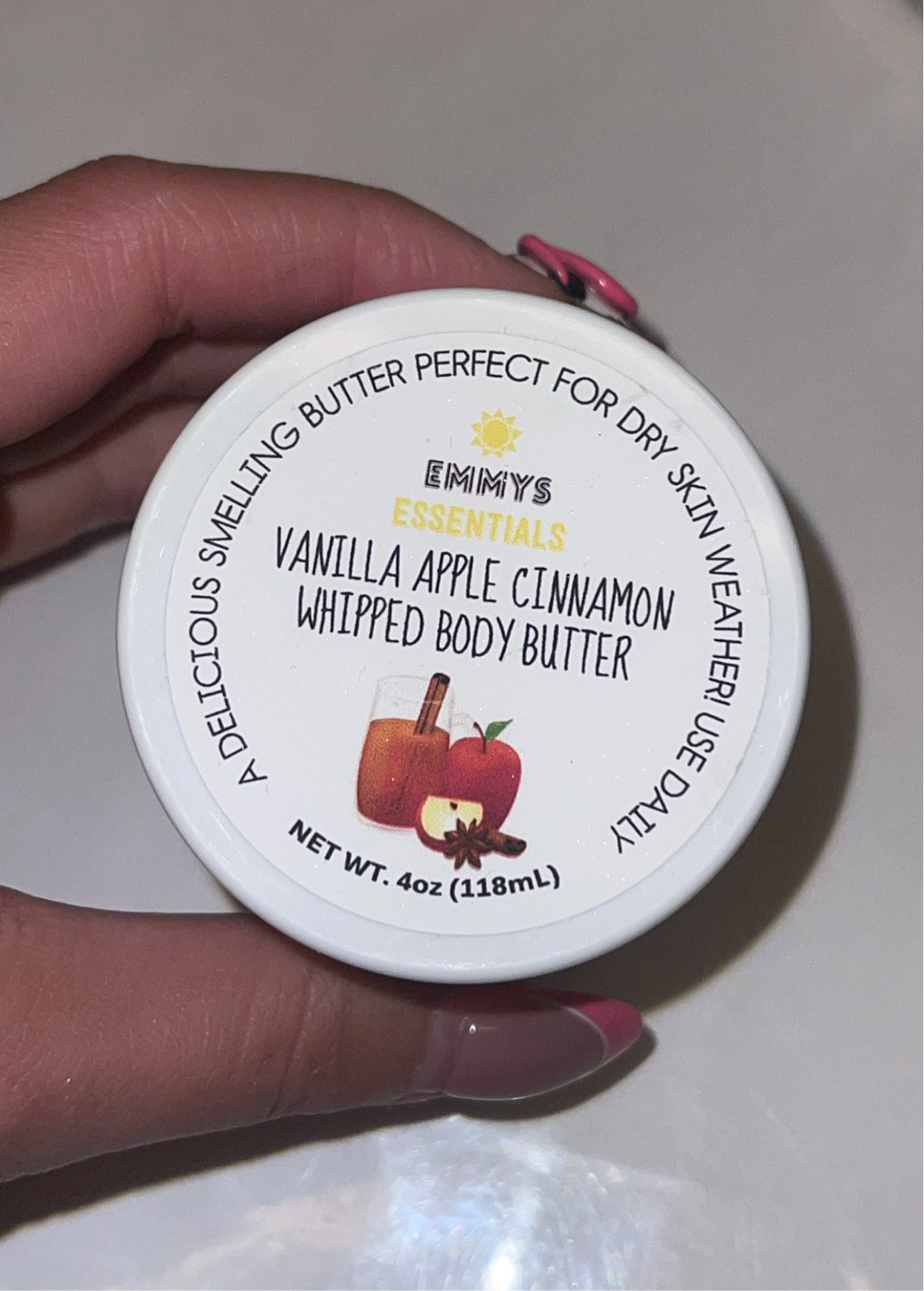 VANILLA APPLE CINNAMON WHIPPED BODY BUTTER 🍎
