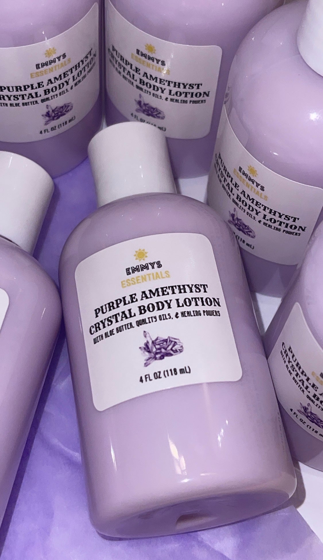 PURPLE AMETHYST CRYSTAL BODY LOTION 🔮 (Different bottle than pictured)